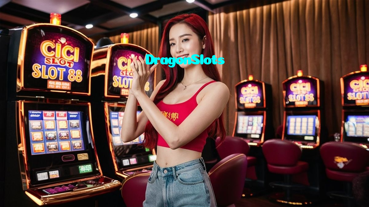 DragonSlots casino presented on mobile device in Pakistan with slots and live games